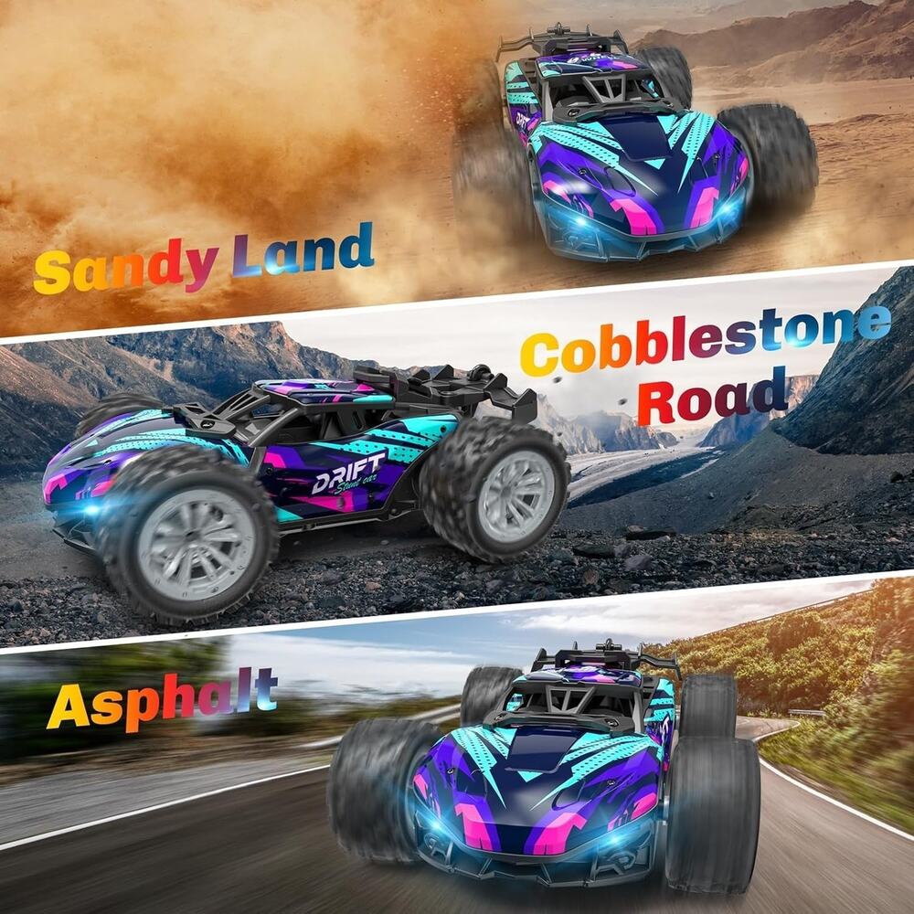 TERRIFI Remote Control Car, 2.4GHz Spray Hobby Rc Racing Car with Rechargeable B - Picture 4 of 7